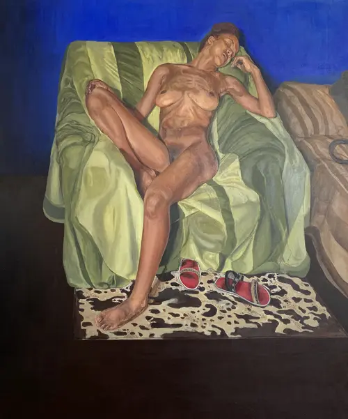 Girl on Sofa II, 2024