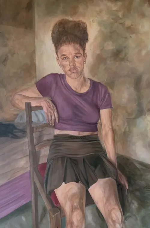 Girl Sitting on a Chair, 2026
